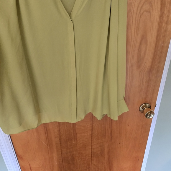 The Limited Women's Olive Blouse - Picture 3 of 3